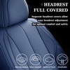 image:imageCoverado Automotive Seat Covers Car Seat Covers Front Seats Nappa Leather Blue Car Seat Cover Waterproof Seat Cushion 2 Pack Front Seat Covers Driver Seat Protector Fit for Most Cars SUV