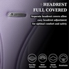 image:imageCoverado Car Seat Covers Full Set Automotive Front and Rear Seat Covers with Backrest Nappa Leather Car Seat Protectors Waterproof Universal for Most VehiclesPurple