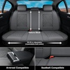 image:imageCoverado Car Seat Covers Full Set Automotive Front and Rear Seat Covers with Backrest Nappa Leather Car Seat Protectors Waterproof Universal for Most VehiclesGray1