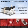 image:imageCoverado Car Seat Covers Full Set Automotive Front and Rear Seat Covers with Backrest Nappa Leather Car Seat Protectors Waterproof Universal for Most VehiclesRed