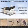 image:imageCoverado Car Seat Covers Full Set Automotive Front and Rear Seat Covers with Backrest Nappa Leather Car Seat Protectors Waterproof Universal for Most VehiclesBeige