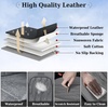 image:imageCoverado Car Seat Covers Full Set Luxury Leather Seat Covers for Cars Front and Back Seat Covers Waterproof Car Seat Protector Car Seat Cushion Universal Fit Most CarsBlueampWhiteEmbossedGray