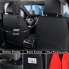 image:imageCoverado Car Seat Covers Full Set Luxury Leather Seat Covers for Cars Front and Back Seat Covers Waterproof Car Seat Protector Car Seat Cushion Universal Fit Most CarsBlueampWhiteEmbossedRed01