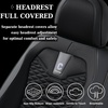 image:imageCoverado Car Seat Covers Full Set Luxury Leather Seat Covers for Cars Front and Back Seat Covers Waterproof Car Seat Protector Car Seat Cushion Universal Fit Most CarsBlueampWhiteSoftBlack