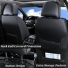 image:imageCoverado Car Seat Covers Full Set Luxury Leather Seat Covers for Cars Front and Back Seat Covers Waterproof Car Seat Protector Car Seat Cushion Universal Fit Most CarsBlueampWhiteBlack  RedLine