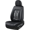 image:imageCoverado Car Seat Covers Full Set Luxury Leather Seat Covers for Cars Front and Back Seat Covers Waterproof Car Seat Protector Car Seat Cushion Universal Fit Most CarsBlueampWhiteAir BackrestBlack