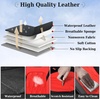 image:imageCoverado Car Seat Covers Full Set Luxury Leather Seat Covers for Cars Front and Back Seat Covers Waterproof Car Seat Protector Car Seat Cushion Universal Fit Most CarsBlueampWhiteEmbossedRed