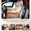 image:imageCoverado Car Seat Cushion for Long Driving Gaming Chair Desk Office Chair Cushion for Back Sciatica Tailbone Pain Relief Ergonomic Memory Foam Seat Cushion Automotive Chair Pillow 59007 Black