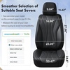 image:imageCoverado Front Seat Covers 2 Pack Leather Seat Cover for Cars Waterproof Seat Covers Front Seat Car Seat Protectors Driver Car Seat Cushions Universal Fit for Most Vehicles BlackampRedBBlack