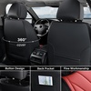 image:imageCoverado Front Seat Covers 2 Pack Leather Seat Cover for Cars Waterproof Seat Covers Front Seat Car Seat Protectors Driver Car Seat Cushions Universal Fit for Most Vehicles BlackampRedBlackRed