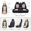 image:imageCoverado Front Seat Covers 2 Pack Leather Seat Cover for Cars Waterproof Seat Covers Front Seat Car Seat Protectors Driver Car Seat Cushions Universal Fit for Most Vehicles BlackampRedBlackBeige