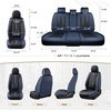 image:imageCoverado Front Seat Covers 2 Pack Leather Seat Cover for Cars Waterproof Seat Covers Front Seat Car Seat Protectors Driver Car Seat Cushions Universal Fit for Most Vehicles BlackampRedBlueBlack