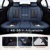 image:imageCoverado Front Seat Covers 2 Pack Leather Seat Cover for Cars Waterproof Seat Covers Front Seat Car Seat Protectors Driver Car Seat Cushions Universal Fit for Most Vehicles BlackampRedBlueBlack