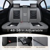 image:imageCoverado Front Seat Covers 2 Pack Leather Seat Cover for Cars Waterproof Seat Covers Front Seat Car Seat Protectors Driver Car Seat Cushions Universal Fit for Most Vehicles BlackampRedGrayBlack