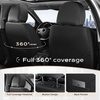image:imageCoverado Front Seat Covers 2 Pack Leather Seat Cover for Cars Waterproof Seat Covers Front Seat Car Seat Protectors Driver Car Seat Cushions Universal Fit for Most Vehicles BlackampRedBlack