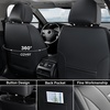 image:imageCoverado Front Seat Covers 2 Pack Leather Seat Cover for Cars Waterproof Seat Covers Front Seat Car Seat Protectors Driver Car Seat Cushions Universal Fit for Most Vehicles BlackampRedBlackGray