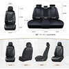 image:imageCoverado Front Seat Covers 2 Pack Leather Seat Cover for Cars Waterproof Seat Covers Front Seat Car Seat Protectors Driver Car Seat Cushions Universal Fit for Most Vehicles BlackampRedABlack