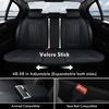 image:imageCoverado Front Seat Covers 2 Pack Leather Seat Cover for Cars Waterproof Seat Covers Front Seat Car Seat Protectors Driver Car Seat Cushions Universal Fit for Most Vehicles BlackampRedBBlack