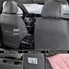 image:imageCoverado Front Seat Covers 2 Pack Leather Seat Cover for Cars Waterproof Seat Covers Front Seat Car Seat Protectors Driver Car Seat Cushions Universal Fit for Most Vehicles BlackampRedGrayPink