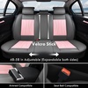 image:imageCoverado Front Seat Covers 2 Pack Leather Seat Cover for Cars Waterproof Seat Covers Front Seat Car Seat Protectors Driver Car Seat Cushions Universal Fit for Most Vehicles BlackampRedGrayPink