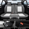 image:imageCoverado Front Seat Covers 2 Pack Leather Seat Cover for Cars Waterproof Seat Covers Front Seat Car Seat Protectors Driver Car Seat Cushions Universal Fit for Most Vehicles BlackampRedGrayWhite
