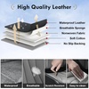 image:imageCoverado Front Seat Covers 2 Pack Leather Seat Cover for Cars Waterproof Seat Covers Front Seat Car Seat Protectors Driver Car Seat Cushions Universal Fit for Most Vehicles BlackampRedBlackGray