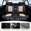 image:imageCoverado Front Seat Covers 2 Pack Leather Seat Cover for Cars Waterproof Seat Covers Front Seat Car Seat Protectors Driver Car Seat Cushions Universal Fit for Most Vehicles BlackampRedBlackBeige