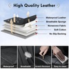 image:imageCoverado Front Seat Covers 2 Pack Leather Seat Cover for Cars Waterproof Seat Covers Front Seat Car Seat Protectors Driver Car Seat Cushions Universal Fit for Most Vehicles BlackampRedBBlack
