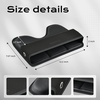 image:imageCoverado Universal Car Seat Gap Filler Organizer Premium Suede Leather Car Seat Side Gap Filler Seat Gap Storage Box for SUV Truck Car Interior Accessories Black2pcBlack  2pc