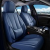 image:imageCoverado Automotive Seat Covers Car Seat Covers Front Seats Nappa Leather Blue Car Seat Cover Waterproof Seat Cushion 2 Pack Front Seat Covers Driver Seat Protector Fit for Most Cars SUV