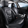 image:imageCoverado Front Seat Covers 2 Pack Leather Seat Cover for Cars Waterproof Seat Covers Front Seat Car Seat Protectors Driver Car Seat Cushions Universal Fit for Most Vehicles BlackampRedABlack