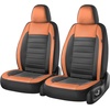 image:imageCoverado Car Seat Covers Full Set Luxury Leather Car Seat Covers Automotive Front and Rear Mesh Seat Covers Full Set 5 Seats PurpleampBlack Seat Covers for SUV Sedan Truckorangeblack