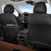 image:imageCoverado Car Seat Covers Full Set Luxury Leather Car Seat Covers Automotive Front and Rear Mesh Seat Covers Full Set 5 Seats PurpleampBlack Seat Covers for SUV Sedan Truckorangeblack