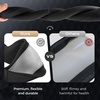 image:imageCoverado Car Steering Wheel Cover Nappa Leather Black Steering Wheel Covers for Women Universal 1415 inch AntiSlip Breathable Steering Wheel ProtectorBBlackBlack