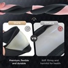 image:imageCoverado Car Steering Wheel Cover Nappa Leather Black Steering Wheel Covers for Women Universal 1415 inch AntiSlip Breathable Steering Wheel ProtectorBBlackPink