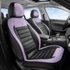 image:imageCoverado Car Seat Covers Full Set Luxury Leather Car Seat Covers Automotive Front and Rear Mesh Seat Covers Full Set 5 Seats PurpleampBlack Seat Covers for SUV Sedan Truckpurpleblack