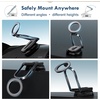 image:imageCoverado Vacuum Magnetic Car Phone Holder Magsafe Dashboard Suction Cup Car Mount 360 Rotatable Strong N52 Magnet Foldable Cell Phone Stand for iPhone 171615141312