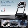 image:imageCoverado Vacuum Magnetic Car Phone Holder Magsafe Dashboard Suction Cup Car Mount 360 Rotatable Strong N52 Magnet Foldable Cell Phone Stand for iPhone 171615141312