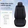 image:imageCoverado Ram Seat Covers Full Set Waterproof Ram 1500 Seat Cover Compatible with 20022026 Dodge RAM 1500 2500 3500 Crew Quad Cab with Curved Bench BlackampBlue lineBlack