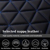 image:imageCoverado Ram Seat Covers Full Set Waterproof Ram 1500 Seat Cover Compatible with 20022026 Dodge RAM 1500 2500 3500 Crew Quad Cab with Curved Bench BlackampBlue lineBlue flat back