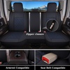image:imageCoverado Ram Seat Covers Full Set Waterproof Ram 1500 Seat Cover Compatible with 20022026 Dodge RAM 1500 2500 3500 Crew Quad Cab with Curved Bench BlackampBlue lineBlackBlue linecurved back