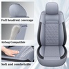 image:imageCoverado Ram Seat Covers Full Set Waterproof Ram 1500 Seat Cover Compatible with 20022026 Dodge RAM 1500 2500 3500 Crew Quad Cab with Curved Bench BlackampBlue lineGrayFrontPair