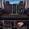 image:imageCoverado Ram Seat Covers Full Set Waterproof Ram 1500 Seat Cover Compatible with 20022026 Dodge RAM 1500 2500 3500 Crew Quad Cab with Curved Bench BlackampBlue lineRed flat back