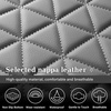 image:imageCoverado Ram Seat Covers Full Set Waterproof Ram 1500 Seat Cover Compatible with 20022026 Dodge RAM 1500 2500 3500 Crew Quad Cab with Curved Bench BlackampBlue lineDark gray flat back
