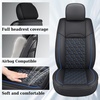 image:imageCoverado Ram Seat Covers Full Set Waterproof Ram 1500 Seat Cover Compatible with 20022026 Dodge RAM 1500 2500 3500 Crew Quad Cab with Curved Bench BlackampBlue lineBlackBlue lineflat back