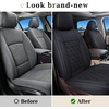 image:imageCoverado Ram Seat Covers Full Set Waterproof Ram 1500 Seat Cover Compatible with 20022026 Dodge RAM 1500 2500 3500 Crew Quad Cab with Curved Bench BlackampBlue lineBlack