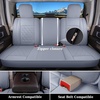 image:imageCoverado Ram Seat Covers Full Set Waterproof Ram 1500 Seat Cover Compatible with 20022026 Dodge RAM 1500 2500 3500 Crew Quad Cab with Curved Bench BlackampBlue lineGray flat back