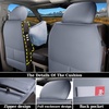 image:imageCoverado Ram Seat Covers Full Set Waterproof Ram 1500 Seat Cover Compatible with 20022026 Dodge RAM 1500 2500 3500 Crew Quad Cab with Curved Bench BlackampBlue lineGray curved back
