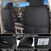 image:imageCoverado Ram Seat Covers Full Set Waterproof Ram 1500 Seat Cover Compatible with 20022026 Dodge RAM 1500 2500 3500 Crew Quad Cab with Curved Bench BlackampBlue lineBlackRed line