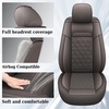 image:imageCoverado Ram Seat Covers Full Set Waterproof Ram 1500 Seat Cover Compatible with 20022026 Dodge RAM 1500 2500 3500 Crew Quad Cab with Curved Bench BlackampBlue lineCoffee